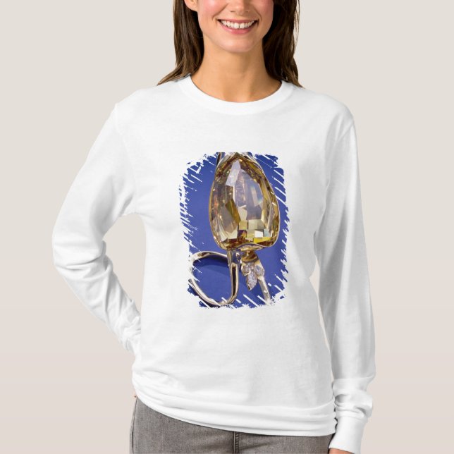T-shirt Jaunissez le diamant "incomparable" dans un (Devant)