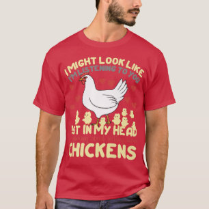 T-shirt J'Aurais L'Air De Vous Écouter, Mais Dans Mon H