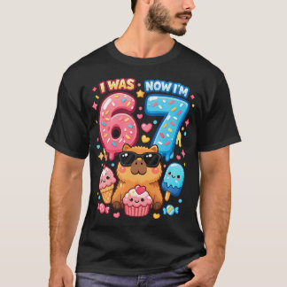 T-shirt J'avais 6 ans maintenant j'ai 7 ans anniversaire 6