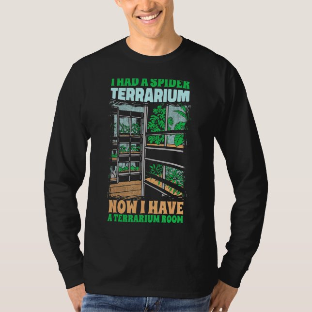 T-shirt J'Avais Un Terrarium Araignée Tarantulas (Devant)