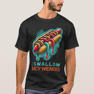 T-shirt J'avale Jules Wieners Adulte Humor Naughty Provoc