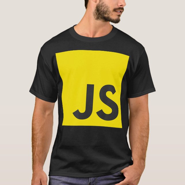 T-shirt Javascript JS Réagir AngularJS Vuejs Nodejs Progra (Devant)