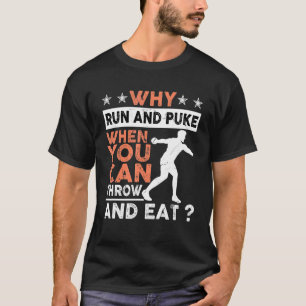 T-shirt Javelin Discus Thrower Sport Joke Athlete Hammer C