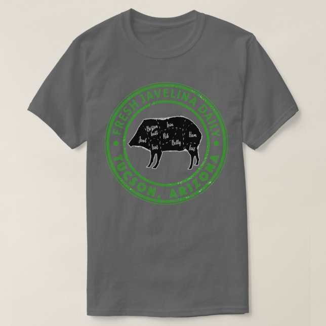 T-shirt Javelina Daily Tucson Arizona Souvenir Tshir frais (Design devant)