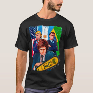 T-shirt Javier Milei Presidente 2023 Donald Trump Jair