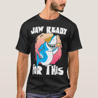 T-shirt Jaw Prêt Pour Cette Partie Lunettes Ocean requin C