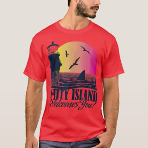 T-shirt Jaws Amity Island vous souhaite la bienvenue Light