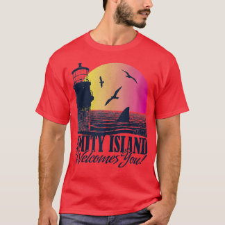 T-shirt Jaws Amity Island vous souhaite la bienvenue Light