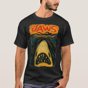 T-shirt Jaws Scream Portrait Premium