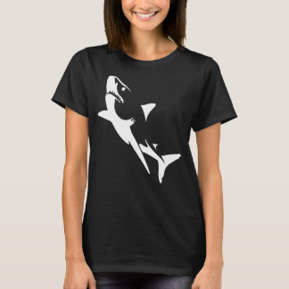 T-shirt Jaws Shark Attack Graphic Et Summer Beach