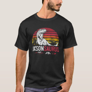 T-shirt Jaxson Saurus Funny Dinosaure personnalisé T Rex N