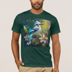 T-shirt Jay à ailes Turquoises en berceau