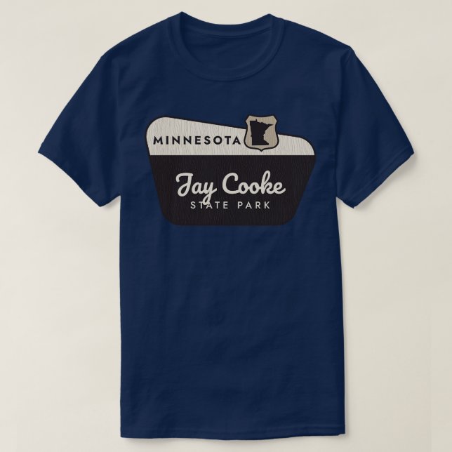 T-shirt Jay Cooke State Park Minnesota Affiche de bienvenu (Design devant)