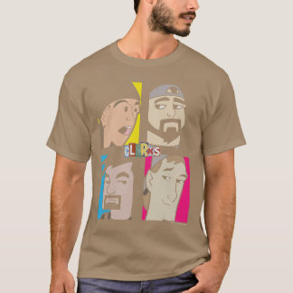 T-shirt Jay Silent Bob Clerks Photo de groupe de personnag