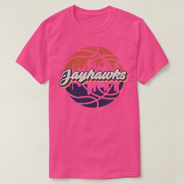 T-shirt Jayhawks Vintages rétro (Design devant)