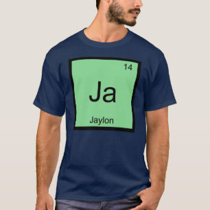 T-shirt Jaylon Nom Élément Chimique Tableau Périodique