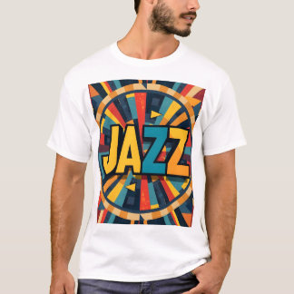 T-shirt Jazz abstrait