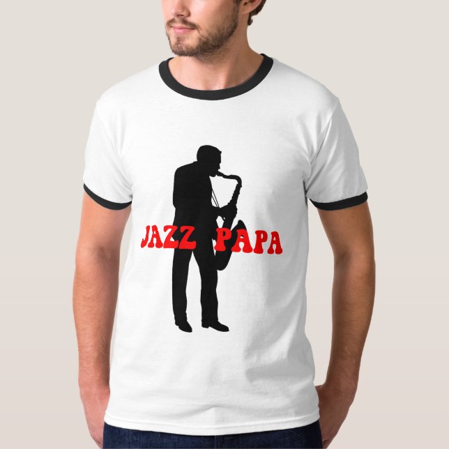 T-shirt Jazz de papa de jazz (Devant)