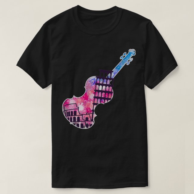 T-shirt Jazz et Italie (Design devant)