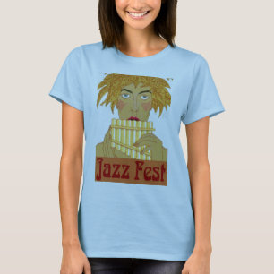 T-shirt Jazz Fest Pan sur Flute
