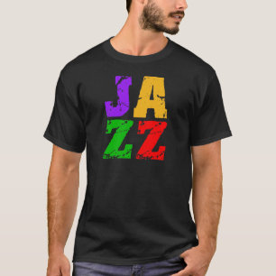 T-shirt Jazz frais coloré
