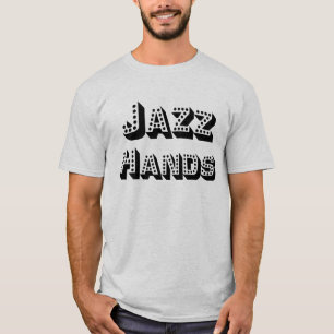 T-shirt Jazz Hands T Shirt - Black Letting