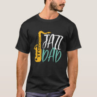 Jazz Papa Cool Saxophone Vintage Joueur Père