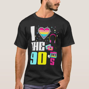 T-shirt J'Coeur Les Années 90 Retro Cassette Tape Sungl