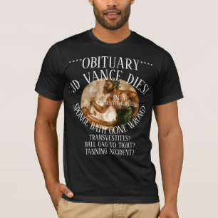 T-SHIRT JD VANCE MEURT DANS UN ACCIDENT AU CLUB DE GENTLEM
