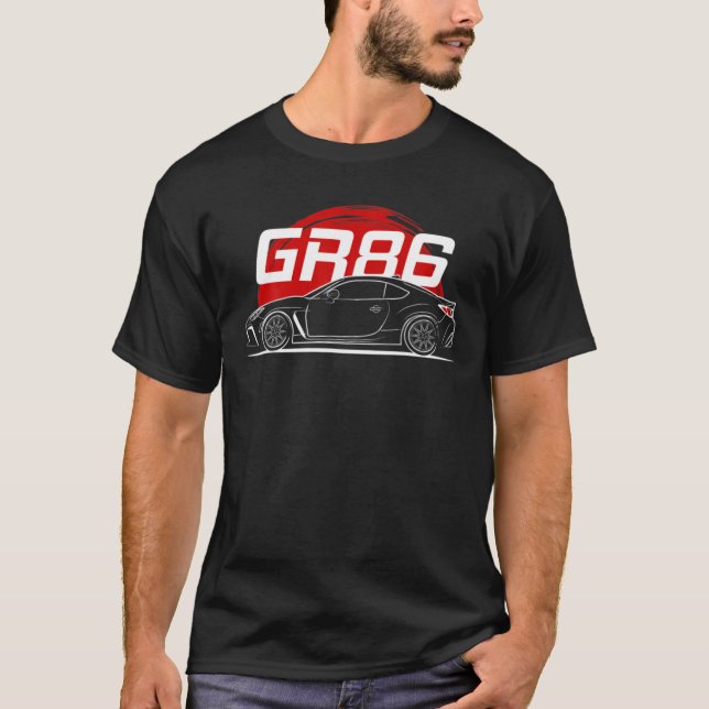T-shirt JDM GR86 Automotive Retro Skyline JDM (Devant)