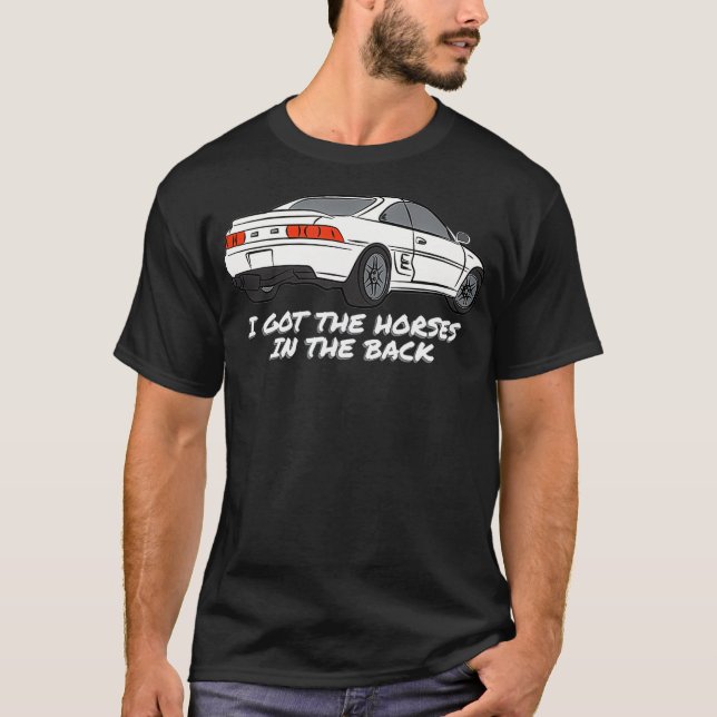 T-shirt JDM MR2 SW20 J'Ai Les Chevaux Dans Le Dos (Devant)