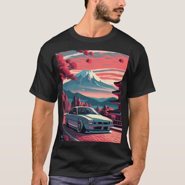 T-shirt JDM Retro japonais (Devant)