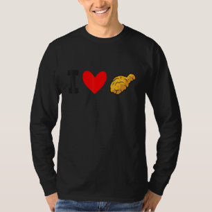 T-shirt Je adore le poulet frit, restauration rapide de po