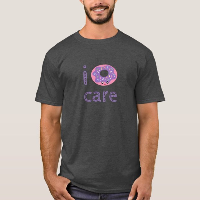 T-shirt Je beigne soins kawaii doughnut pun humour (Devant)