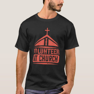 T-shirt Je Bénis À L'Église