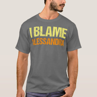 T-shirt Je Blâme Alessandra Amies Amies Amies Amies Amies 