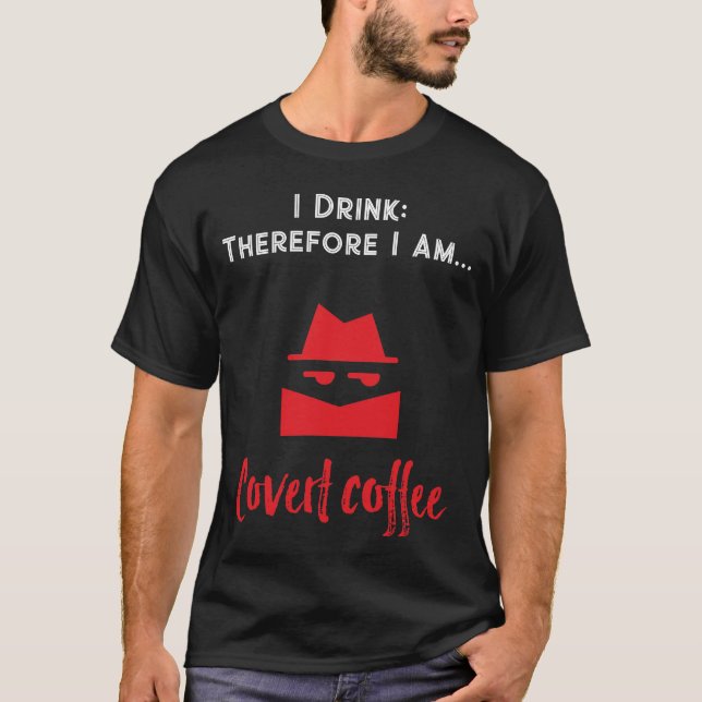 T-shirt Je Bois Du Café (Devant)
