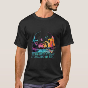 T-shirt Je branche des filles pour la pêche Humour de pêch