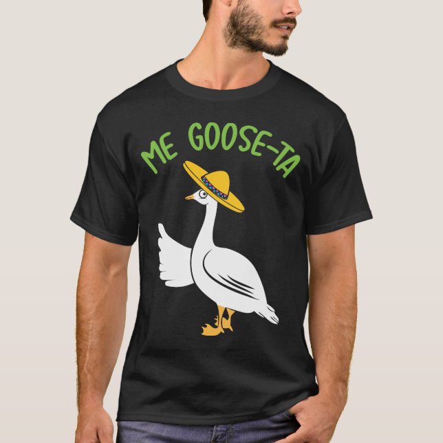 T-shirt Je calembour espagnol mexicain drôle d'oie (Devant)