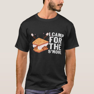 T-shirt Je Camping Pour Le Camping S'more Drôle