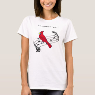 T-shirt Je chante comme un rossignol !