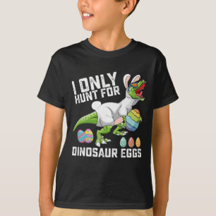 T-shirt Je Chasse Seulement Pour Les Oeufs Dinosaures Pâqu