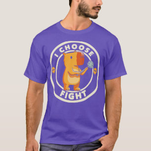 T-shirt Je choisis Combattre Funny Capybara par Tobe Fonse