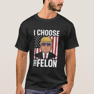 T-shirt Je Choisis Le Criminel Trump 2024 Républicain Patr