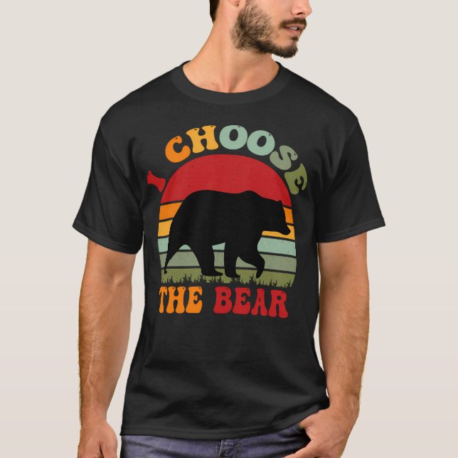 T-shirt Je Choisis L'Ours Team Bear Toujours (Devant)