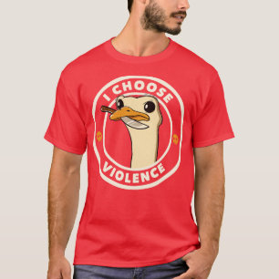 T-shirt Je choisis Violence Funny Emu par Tobe Fonseca