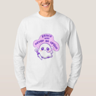 T-shirt Je Choisis Violence Ghost Funny Sketch