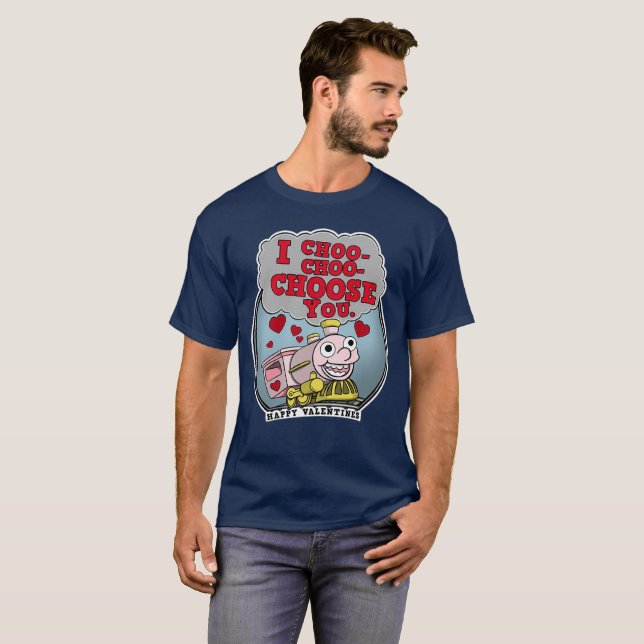 T-shirt Je Choo-choo-vous choisir (Devant entier)