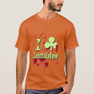 T-shirt Je Club Zombies