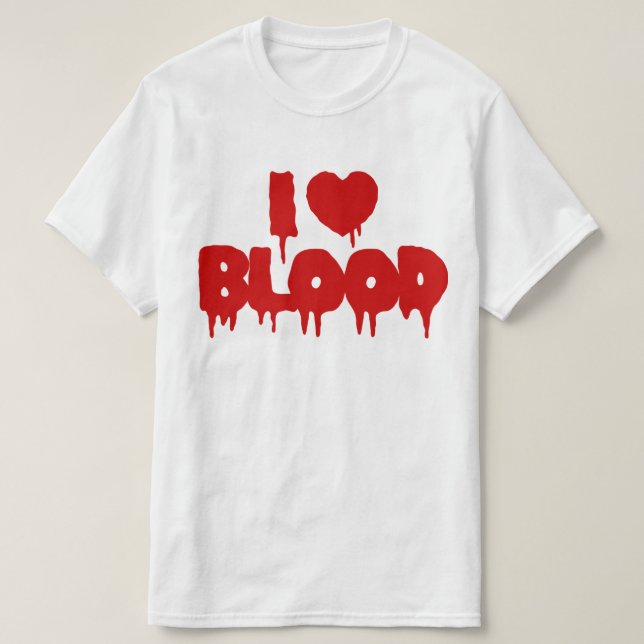T-SHIRT JE COEUR [AMOUR] SANG (Design devant)